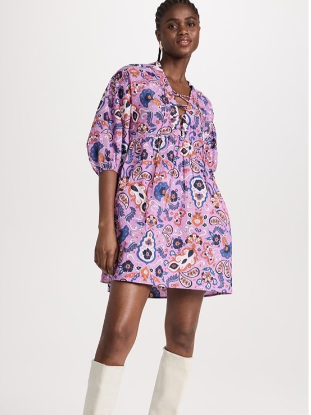 NWT Chufy Liberty Cotton Mini Dress Size S